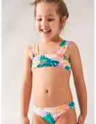 Roxy Costum de baie din doua piese - cu imprimeu Paradisiac - Verde/Portocaliu/Roz
