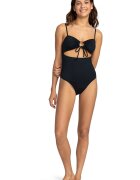 Roxy Costum de baie intreg cu decupaj - Gri antracit