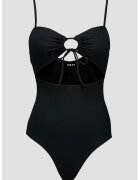 Roxy Costum de baie intreg cu detaliu cu decupaj - Negru