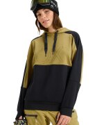 Roxy Hanorac cu slituri pentru degetele mari pentru ski Liberty - Negru/Galben mustar