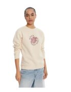 Roxy Hanorac dama - Bumbac/Poliester - Bej -