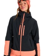 Roxy Jacheta cu gluga pentru ski Upwards - Negru/Portocaliu