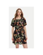 Roxy Rochie cu model floral si decolteu rotund - Multicolor