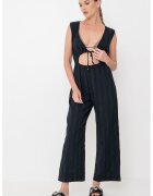 Roxy Salopeta de plaja cu decupaj frontal Sintra Moonlight - Negru