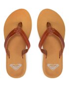 Roxy Slapi - papuci - saboti dama 303358846 - Piele ecologica - Maro