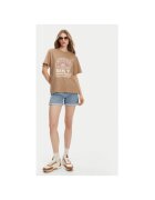 Roxy Tricou dama ERJZT05912-CZU0 - Bumbac - Maro - Maro