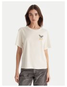 RVCA Tricou dama alb - bumbac