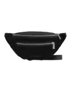 RYLKO Borseta din piele cu buzunar frontal - Negru