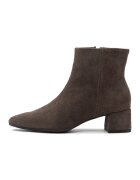 RYLKO Botine de piele cu toc - Gri inchis