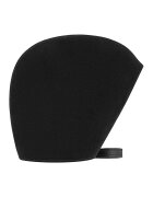 RYLKO Geanta crossbody asimetrica de piele si piele intoarsa - Negru