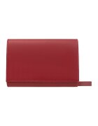 RYLKO Geanta crossbody de piele - Caramiziu