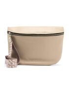 RYLKO Geanta crossbody de piele cu aspect texturat - Bej