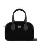 RYLKO Geanta crossbody de piele si piele intoarsa - Negru