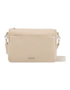 RYLKO Geanta crossbody din piele cu bareta detasabila - Crem