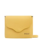 RYLKO Geanta crossbody din piele cu clapa - Galben