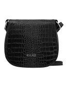 RYLKO Geanta crossbody din piele - Negru/Negru stins