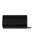RYLKO Geanta crossbody din piele si piele intoarsa cu lant - Negru