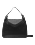 RYLKO Geanta hobo de piele cu logo - Negru
