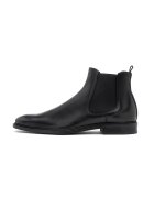 RYLKO Ghete Chelsea de piele - Negru