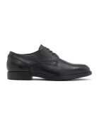 RYLKO Pantofi derby de piele Santiago - Negru