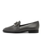 RYLKO Pantofi loafer cu accesoriu decorativ - Gri inchis