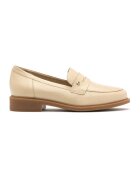RYLKO Pantofi loafer de piele Camila - Bej deschis
