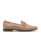RYLKO Pantofi loafer de piele cu varf rotund - Bej