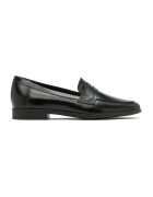RYLKO Pantofi loafer de piele cu varf rotund - Negru
