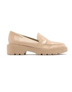RYLKO Pantofi loafer de piele ecologica Beatrice - Bej