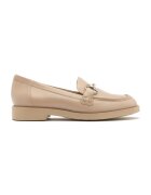 RYLKO Pantofi loafer de piele Rosalia - Bej deschis