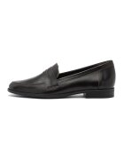 RYLKO Pantofi loafer din piele cu varf rotund - Negru
