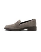 RYLKO Pantofi loafer uni din piele intoarsa Beatrice - Grej