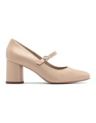 RYLKO Pantofi Mary Jane de piele Susan - Bej deschis