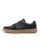RYLKO Pantofi sport de piele cu insertii de piele intoarsa - Bleumarin