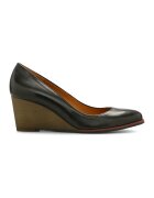 RYLKO Pantofi wedge de piele - Negru