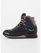 Salewa Ghete cu garnituri de piele intoarsa - pentru drumetii si trekking Mountain Trainer 2 - Negru/Roz/Gri inchis