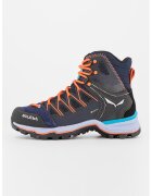 Salewa Ghete mid-cut cu garnituri de piele - pentru drumetii Trainer Lite - Negru/Roz/Bleumarin