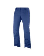 Salomon Pantaloni de schi cu detaliu logo - Bleumarin