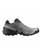 Salomon Pantofi cu logo pentru alergare Speedcross 6 Trail - Negru/Gri