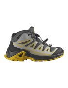 Salomon Pantofi mid-cut cu tehnologie Gore-Tex pentru drumetii X Ultra - Negru/Gri/Galben