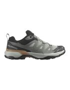 Salomon Pantofi X Ultra 360 cu garnituri de piele intoarsa pentru drumetii - Negru/Gri cenusiu