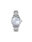 Salvatore Ferragamo Ceas analogic mecanism quartz - sticla safir/inox - argintiu - 32x9mm