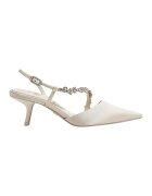 Sam Edelman Pantofi slingback cu varf ascutit Bonnie - Crem