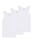 SANETTA Set de topuri cu model uni - 3 piese - Alb