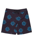 Santa Cruz Pantaloni scurti inot barbati - poliester - negru/albastru -