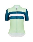 Santini Tricou ciclism dama Eco Sleek Bengal SS 2024 - Verde deschis