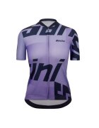 Santini Tricou ciclism dama Karma Logo Mov - Mov