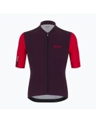 Santini Tricou de ciclism pentru barbati - - Rosu/Negru