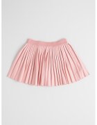 Sarabanda Fusta cu pliuri si talie elastica - Roz pastel/Argintiu