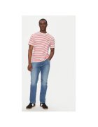 Save The Duck Tricou barbati DT1743M-BESY20 - Bumbac organic - Rosu - Rosu